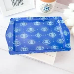 سینی فلزی طرح چشم زخم کد 2