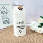 پاکت شیر سرامیکی طرح گوود مرنینگ