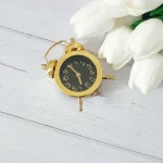 خرید ساعت فلزی زنگ‌دار مشکی طلایی کوچک