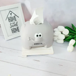 جا دستمال طرح فیل خاکستری